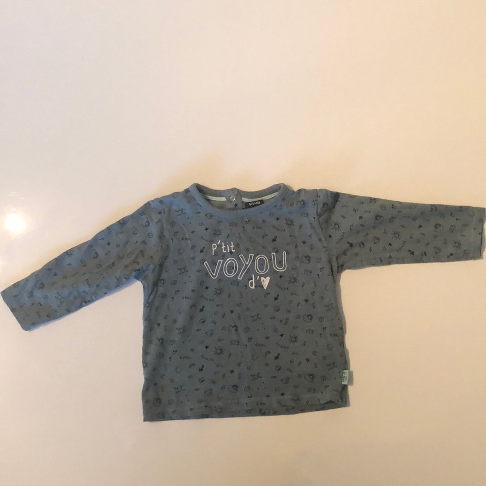 Kiabi long sleeve shirt 24M